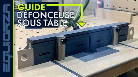 Guide pour ma défonceuse sous table parkside YouTube