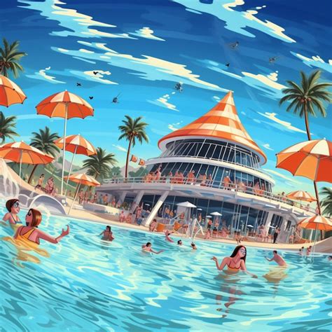 Dibujos Animados De Bikini Foto Premium