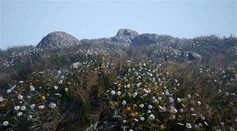 Landscape Unreal Engine 4 Procedural Technic By Alexandre