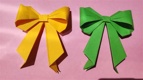 How To Make A Paper Bow Tie Easy Origami Easy TH YouTube