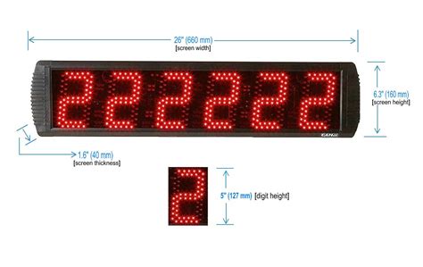 Gan Xin Portable High Digits Led Race Clock With Tripod For