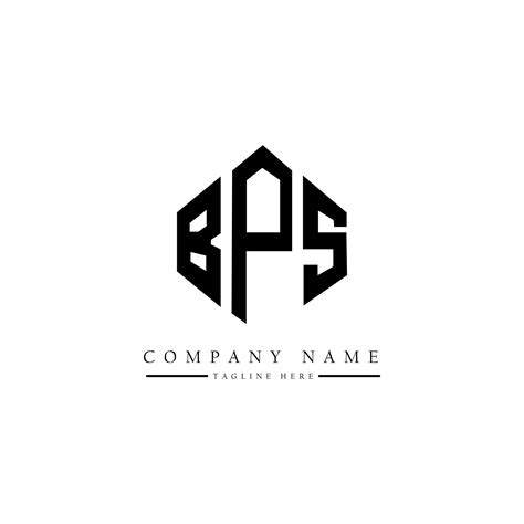 BPS letter logo design with polygon shape. BPS polygon and cube shape ...