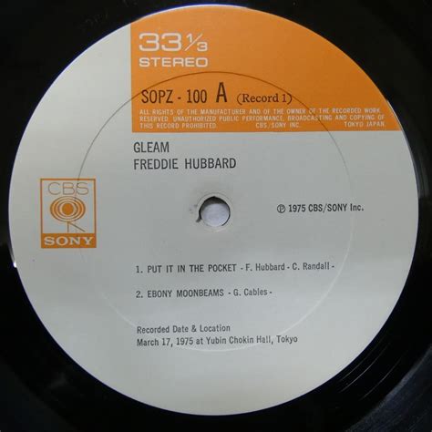 47054514 国内盤2lp見開き Freddie Hubbard Gleamジャズ一般｜売買されたオークション情報