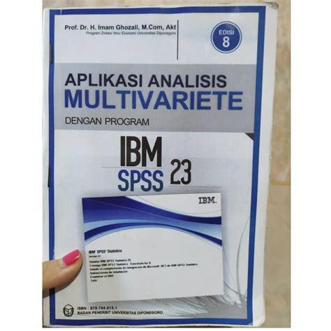 APLIKASI ANALISIS MULTIVARIATE IBM SPSS 23 IMAM GHOZALI Buku Alat