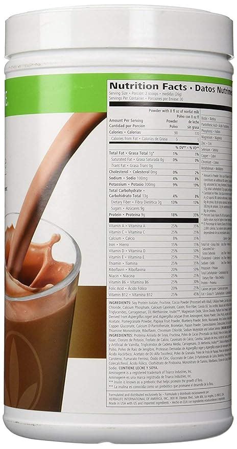 Herbalife Nutrition Shake Mix Gm Chocolate Amazon In Health