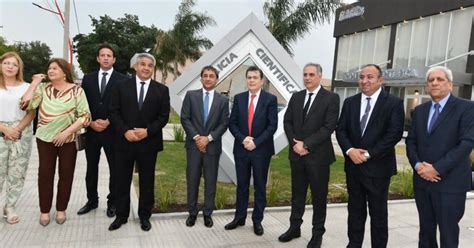 Zamora dejó inaugurado el edificio de la Dirección General de Policía