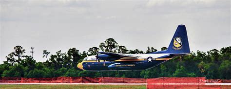 Blue Angel's - C-130 Fat Albert Takeoff Photograph by Mark Fuge - Pixels