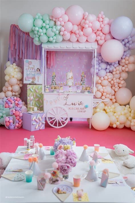 Pastel Ice Cream Soiree Karas Party Ideas Ice Cream Birthday Party