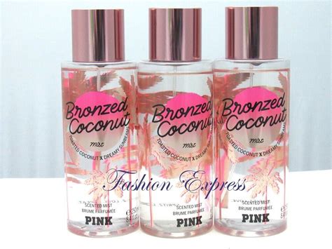 Victorias Secret Pink Bronzed Coconut Body Mist Spray 8 4 Fl Oz Lot