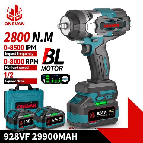 ONEVAN 2800N.M Ударный гайковерт аккумуляторный 1/2 дюйма | AliExpress