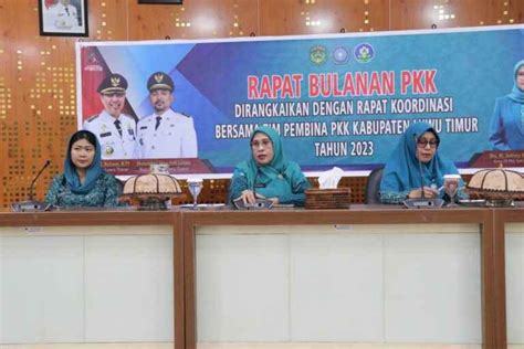 Pengurus Pkk Lutim Rakor Bersama Opd Bahas Rencana Program Kerja