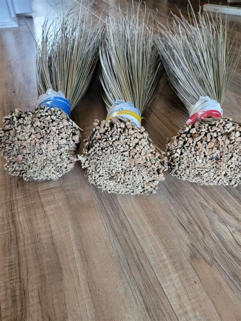 Big Natural Igbale African Broom Aziza Handmade Home Cleaner From