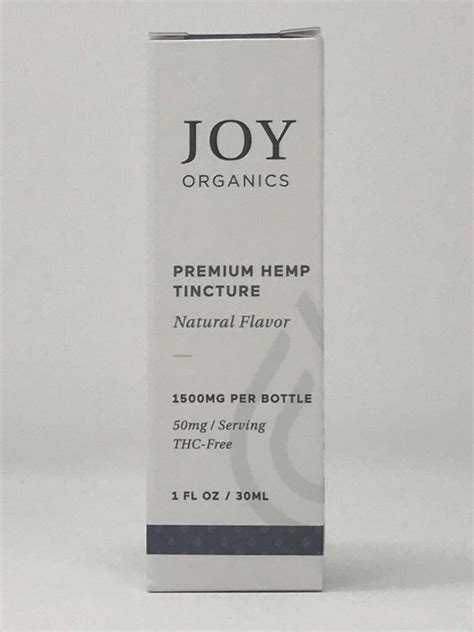 Joy Organics Premium Hemp Tincture