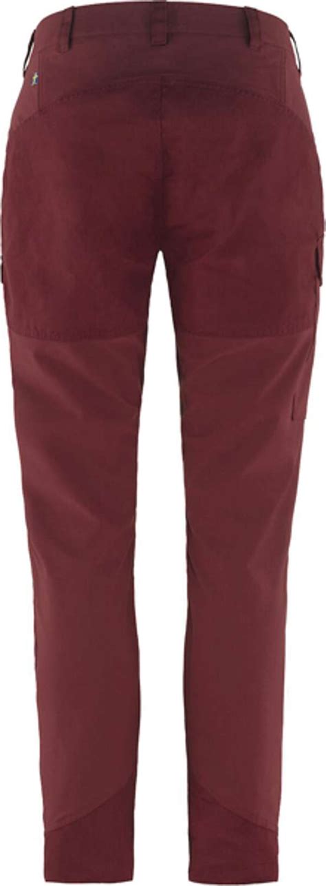 Fj Llr Ven Nikka Curved Trousers W Bordeaux Red Jagtbukser