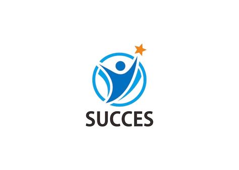premium vector success logo design template
