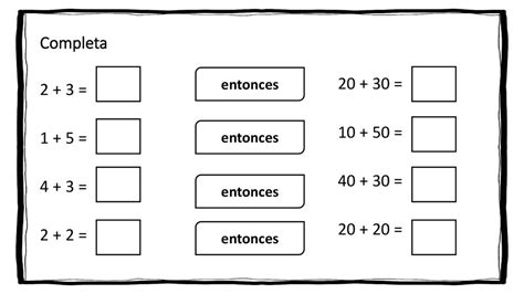 Actividad matemática sumamos decenas