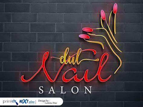 Dul Nail Salon Logo Outputs by Lankika Sashini on Dribbble