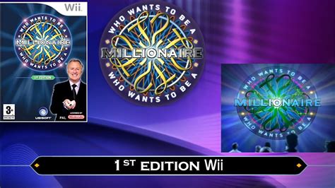 Who Wants To Be A Millionaire St Edition Wii Game Youtube