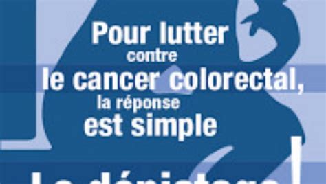 Mars Bleu D Pistage Du Cancer Colorectal Ici