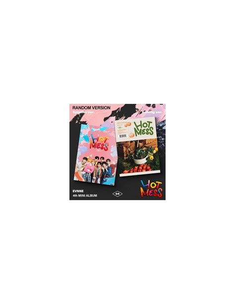 EVNNE 4th Mini Album HOT MESS Random Ver CD Poster Kpoptown