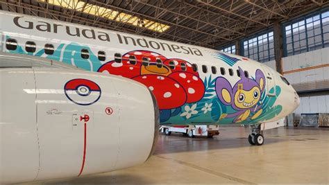 Luncurkan Pikachu Jet Ga Garuda Indonesia Tawarkan Sensasi Terbang