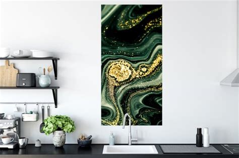 Poster Marmer Goud Glitter Groen Marmerlook Luxe X Cm