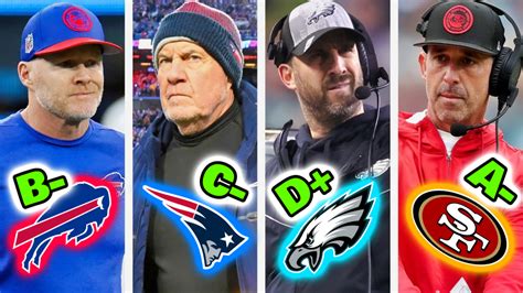 Grading All 32 Nfl Teams Head Coaches After Week 17 Games