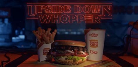 Burger King To Offer Upside Down Whoppers In Stranger Things Promotion