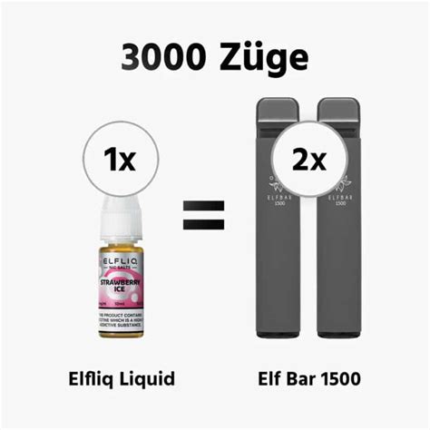 Elf Bar Elfliq Strawberry Ice Nikotinsalz Liquid 10mg