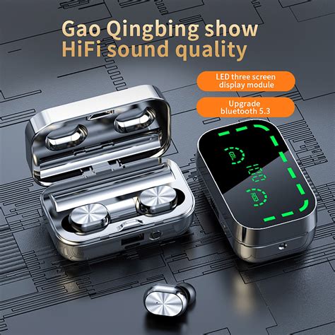 Guotiaotang Mini Wireless 5 3 In Ear Earbuds Lightweight Earbuds Built In Microphone Noise