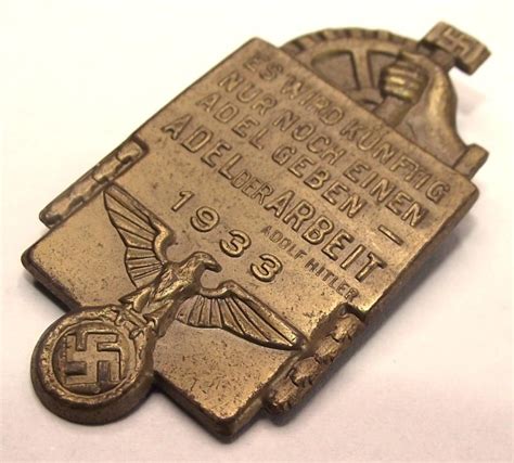 Crow Valley Militaria NSBO Event Badge Tinnie 1933