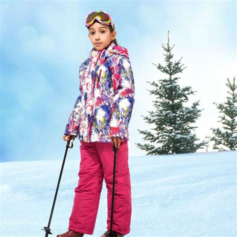 Find More Skiing Jackets Information about Girls Waterproof Ski Suit ...