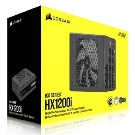 Corsair HX1200i Fully Modular Ultra-Low Noise Platinum ATX 1200-Watt PC ...