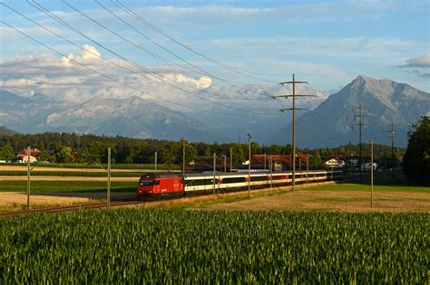 Re 460 Of SBB Between Kiesen And Wichtrach