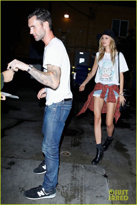 Newlyweds Adam Levine & Behati Prinsloo Hold Hands For Post-Wedding ...