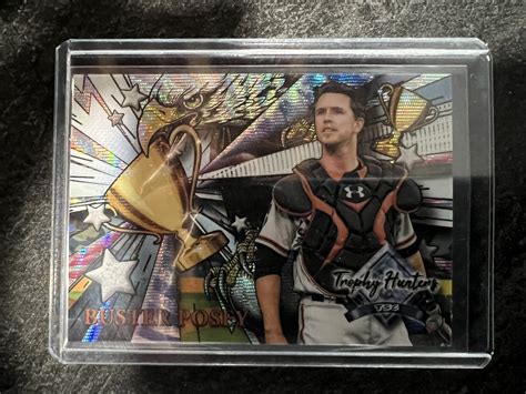 Topps Stadium Club Chrome Buster Posey Trophy Hunter Wave