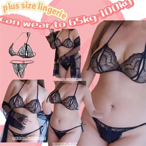 Local Deliveryplus Size Lingerie Sexy Lingerie Sets Shopee Philippines