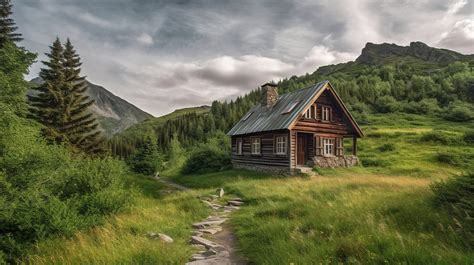 Fondo Cabañas De Montaña En Zaire Fondo Imagen De Una Cabaña En Las