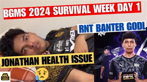 Jonathan Health Issue BGMS 2024 Survival Week Day 1 Sensie Revenant