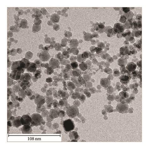 A Tem Image Of Maghemite Magnetic Nanoparticles Dried From Ferrofluid