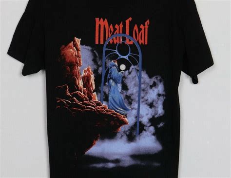 1998 Meat Loaf Tour Retro Graphic Black Men All Size Shirt NG591