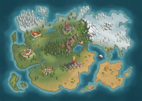 Dungeons and dragons map by LamkaArt on DeviantArt