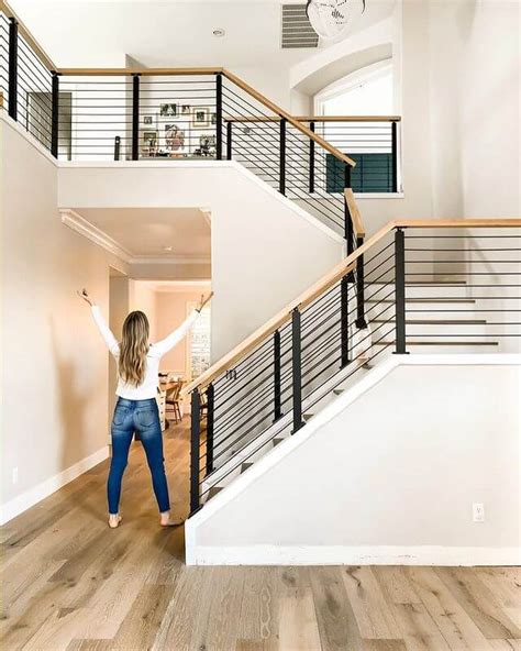 Modern Stair Cable Railing Idea - Fayevorite Cable Railing Kit - DIY ...