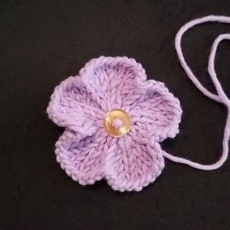 Free Knitting Patterns Flowers