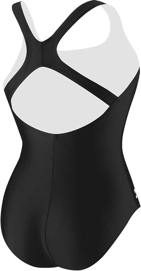 Speedo Womens Lycra Modern Classic Fit Shelf Bra Ultraback Swimsuit