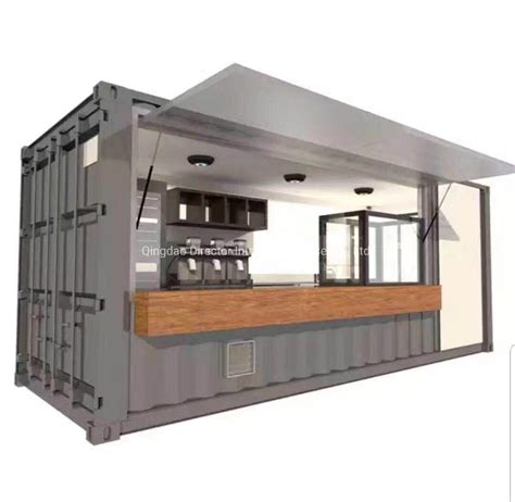 Dfx Modified Modular Prefabricated Movable Container House Coffee Bar