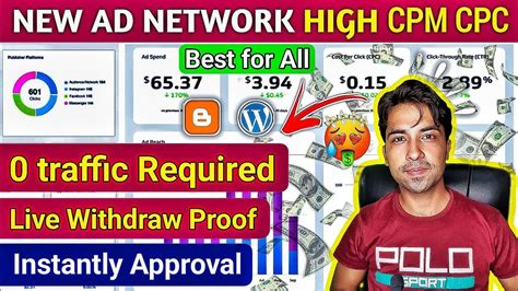 Best Ad Network For Your Website High Cpc Cpm Rates Adx Ad Network