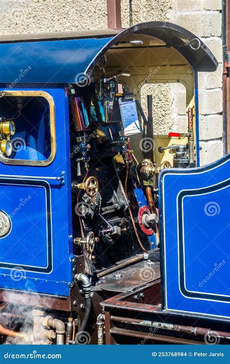 Footplate Of Steam Locomotive Whillan Beck Editorial Stock Image