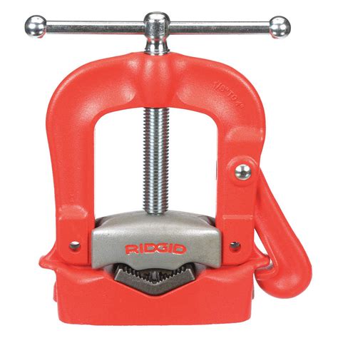 Ridgid Bench Yoke Vise 18 To 4 Pipe Capacity 5 Overall Height