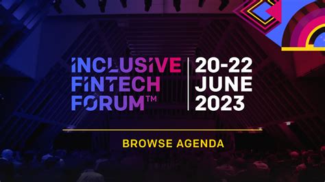 Programme Inclusive Fintech Forum